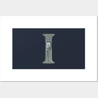 Tahitian Pearl Skull Monogram I Posters and Art